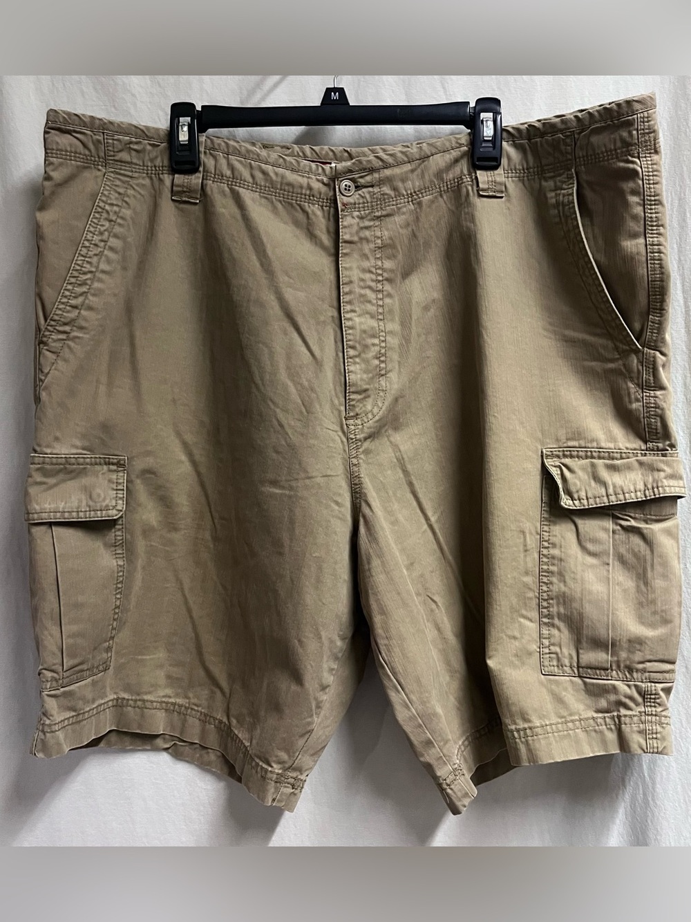 Vintage Dockers Standard Cargo Shorts Mens 44 100% Cotton High Rise Y2K Retro